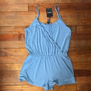 Dusty Blue Romper